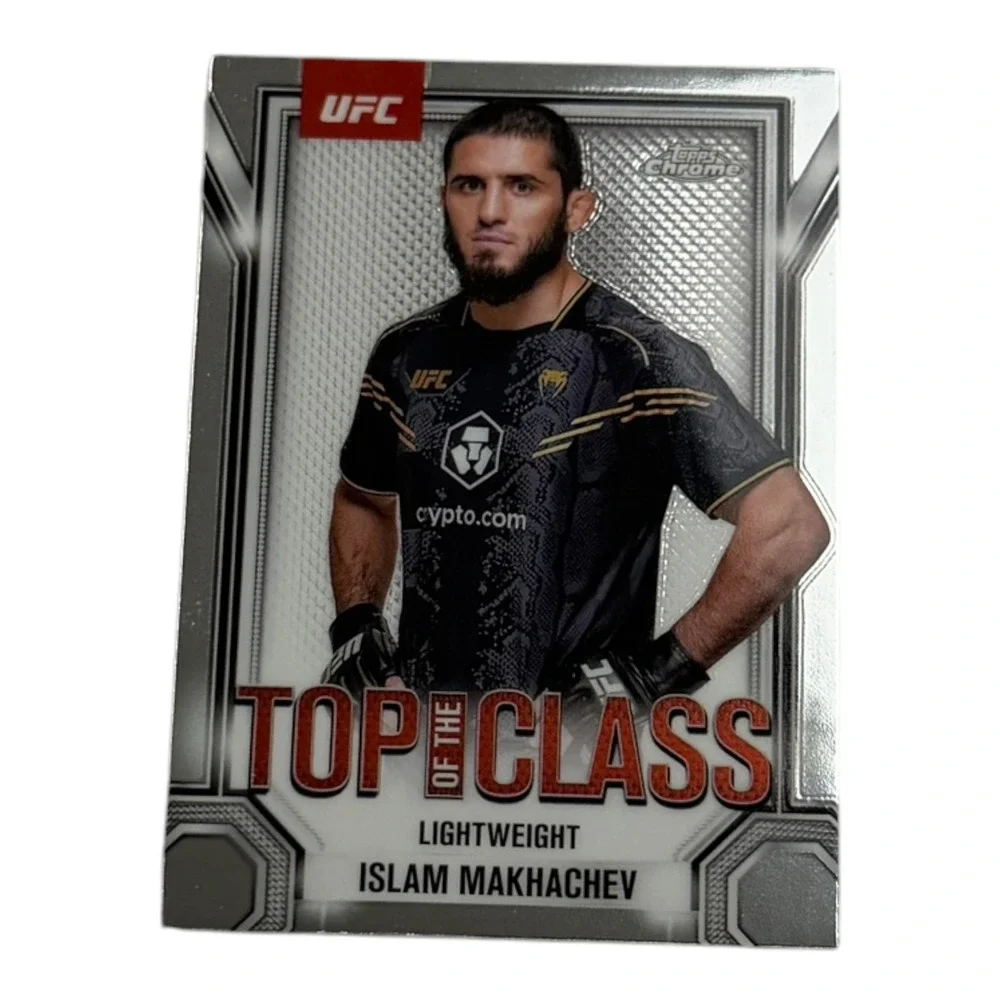 2025‎ Topps Chrome UFC Islam Makhachev Top of the Class Insert Card TTC-19 MMA
